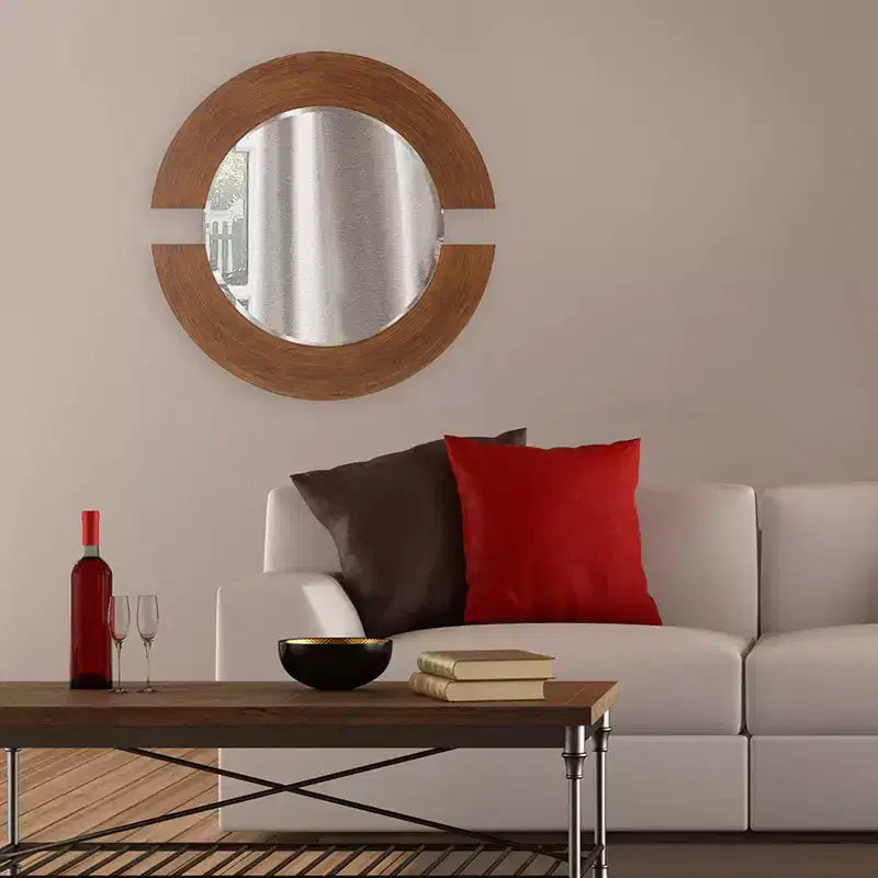 Specchio Rettangolare Del Noble 40"x28" Argento: Stile Moderno, Cornice in Vetro, Montaggio a Parete, 16 kg