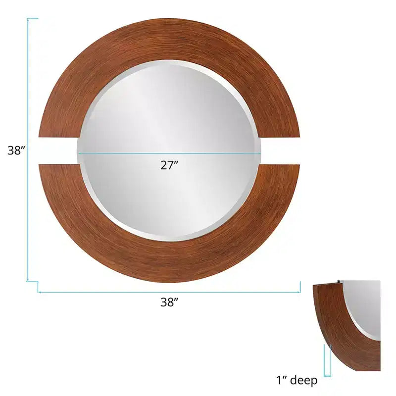Specchio Rettangolare Del Noble 40"x28" Argento: Stile Moderno, Cornice in Vetro, Montaggio a Parete, 16 kg