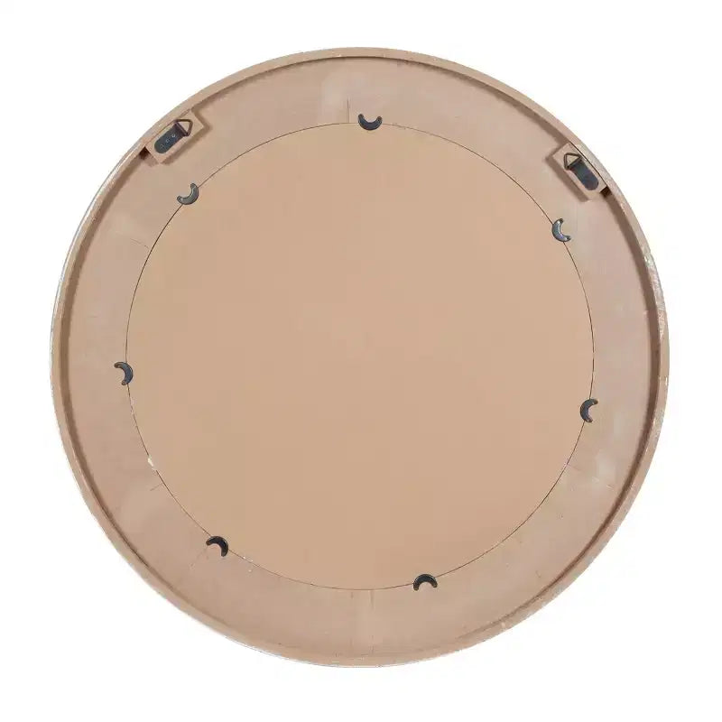 Specchio da Parete Fatto a Mano in Legno con Effetto Invecchiato Bianco - Olivia & May: Stile Rustico, Cornice in MDF, Nessun Montaggio Richiesto