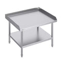 VEVOR Stainless Steel Work Table, 30 x 36 x 26 Inch Commercial Food Prep Worktable, 3-Sided Backsplash Heavy Duty Prep Worktable, Metal Work Table
