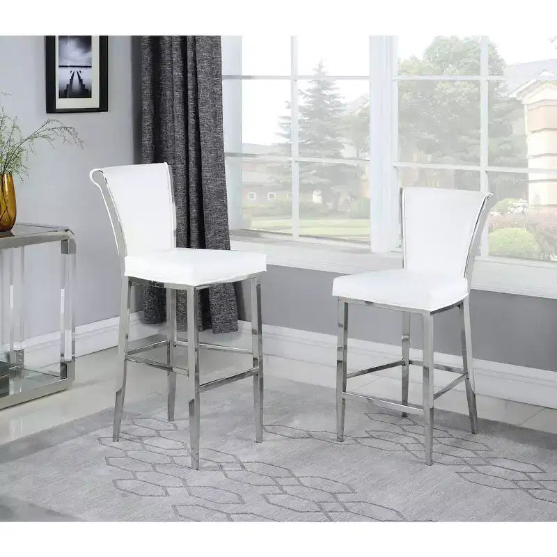 Sgabello da bar Imports, Contemporary Flare con schienale