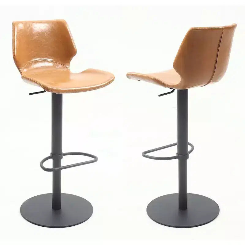 Imports,Sgabello Girevole Pneumatico Regolabile in Altezza Stile Vintage
