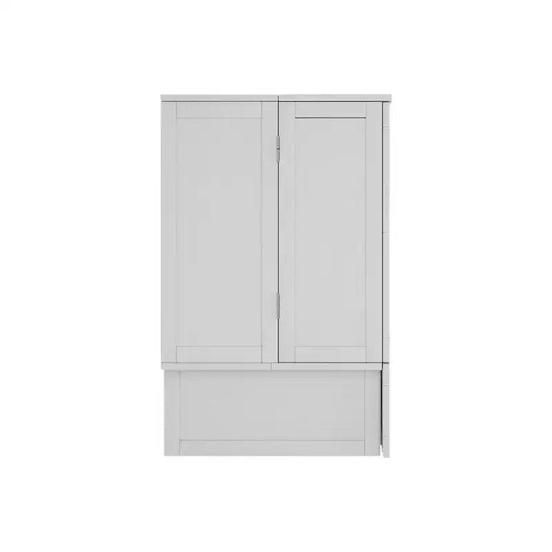Letto a scomparsa Queen in legno massello con caricabatterie integrato e cassetto robusto