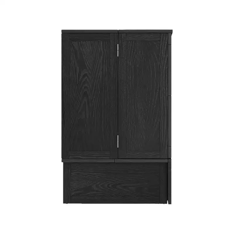 Letto a scomparsa Queen in legno massello con caricabatterie integrato e cassetto robusto