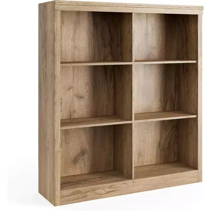 Organizzatore da Libreria a 6 Cubi, Libreria Alta 135 cm, Organizzatore Moderno Autoportante per Soggiorno, Camera da Letto, Ufficio