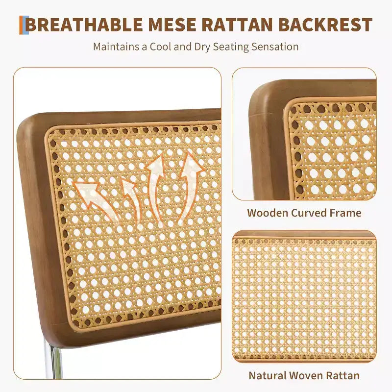 Set di 2 sedie da pranzo, sedie da cucina moderne in stile bohémien con schienale e gambe interamente in legno e seduta imbottita per sala da pranzo