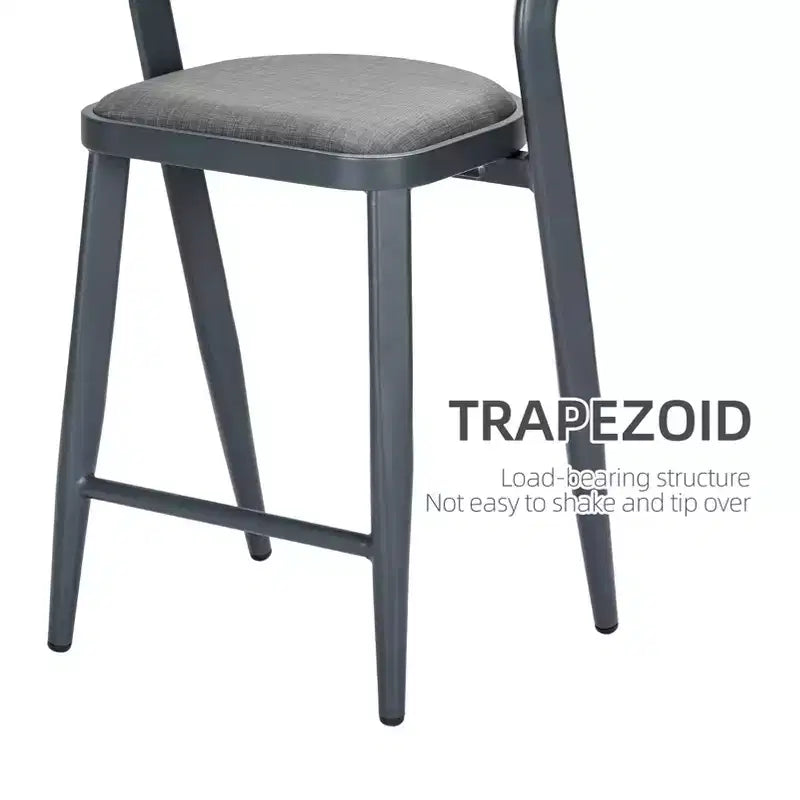 Set di 2, Sgabelli da Bar con Schienale Girevoli Altezza Bancone, Sedie Moderne Regolabili, Sgabello Alto Senza Braccioli per Isola da Cucina