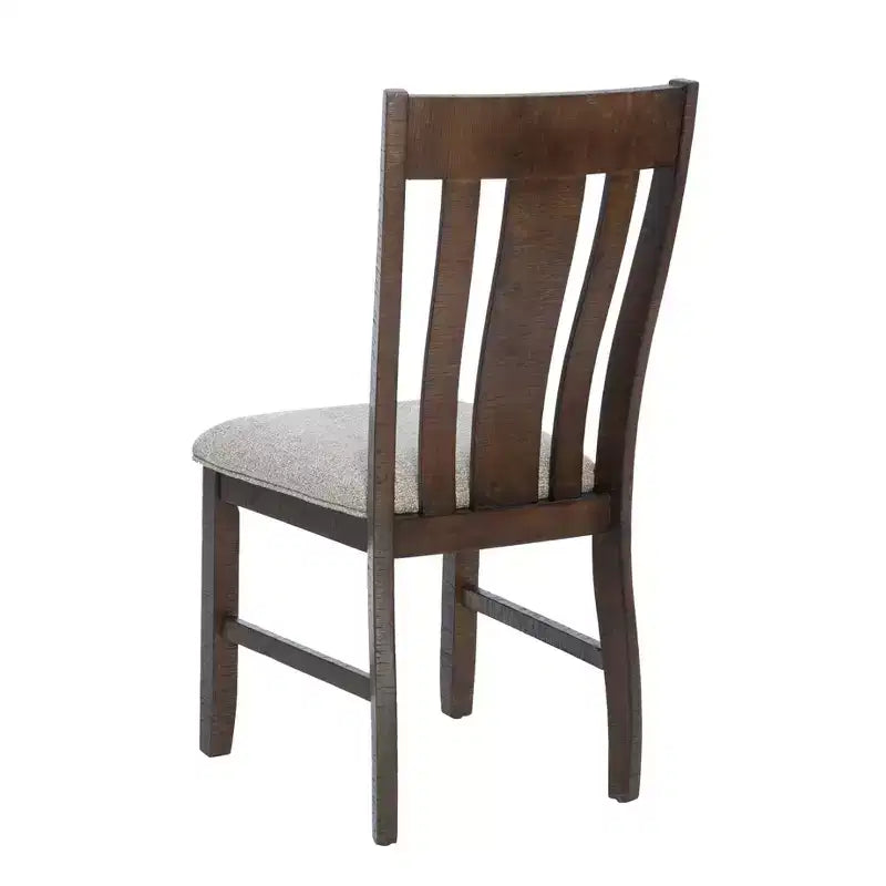 Set da pranzo 6 pezzi rettangolare Lewis marrone
