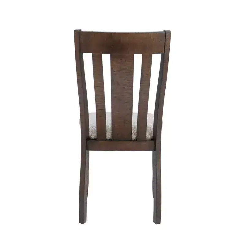 Set da pranzo 6 pezzi rettangolare Lewis marrone