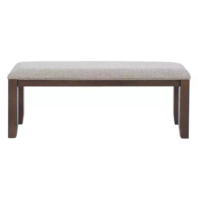 Set da pranzo 6 pezzi rettangolare Lewis marrone