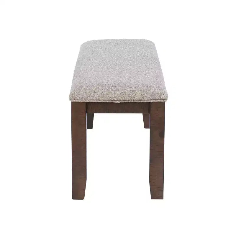 Set da pranzo 6 pezzi rettangolare Lewis marrone