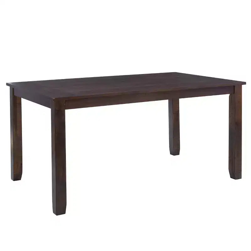 Set da pranzo 6 pezzi rettangolare Lewis marrone