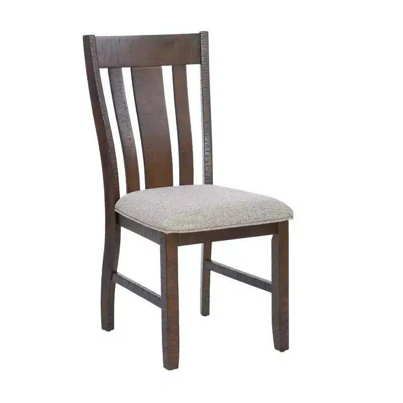 Set da pranzo 6 pezzi rettangolare Lewis marrone