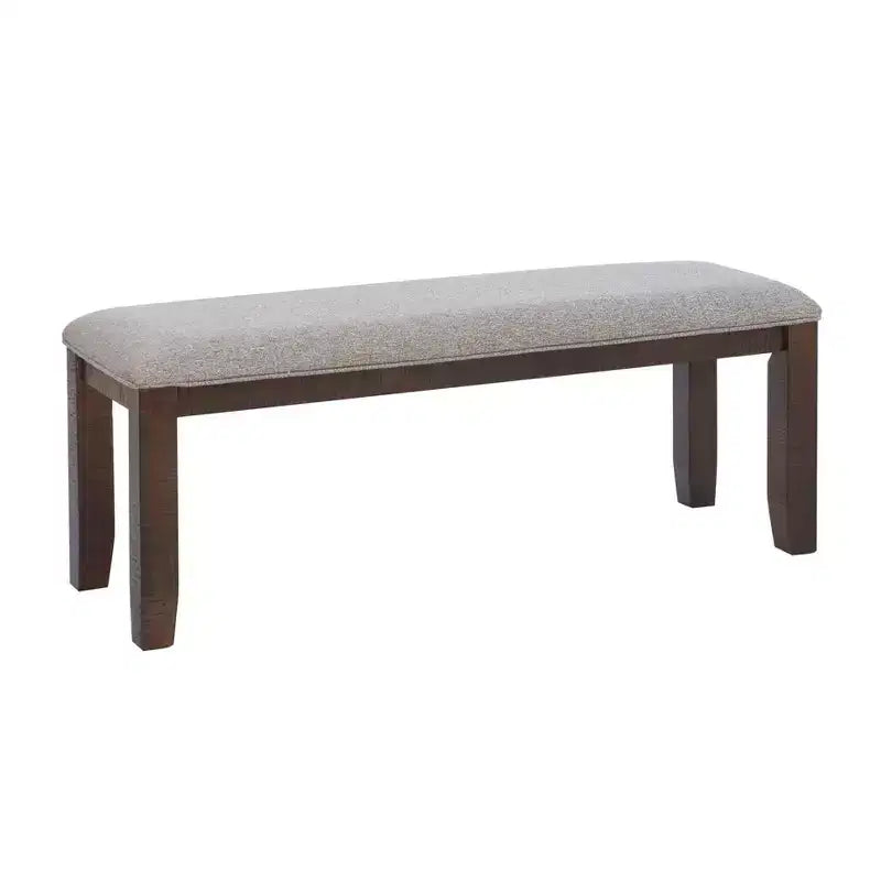 Set da pranzo 6 pezzi rettangolare Lewis marrone