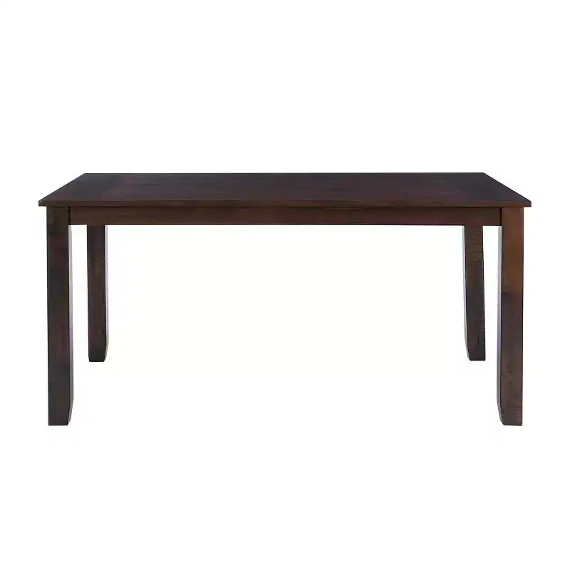 Set da pranzo 6 pezzi rettangolare Lewis marrone