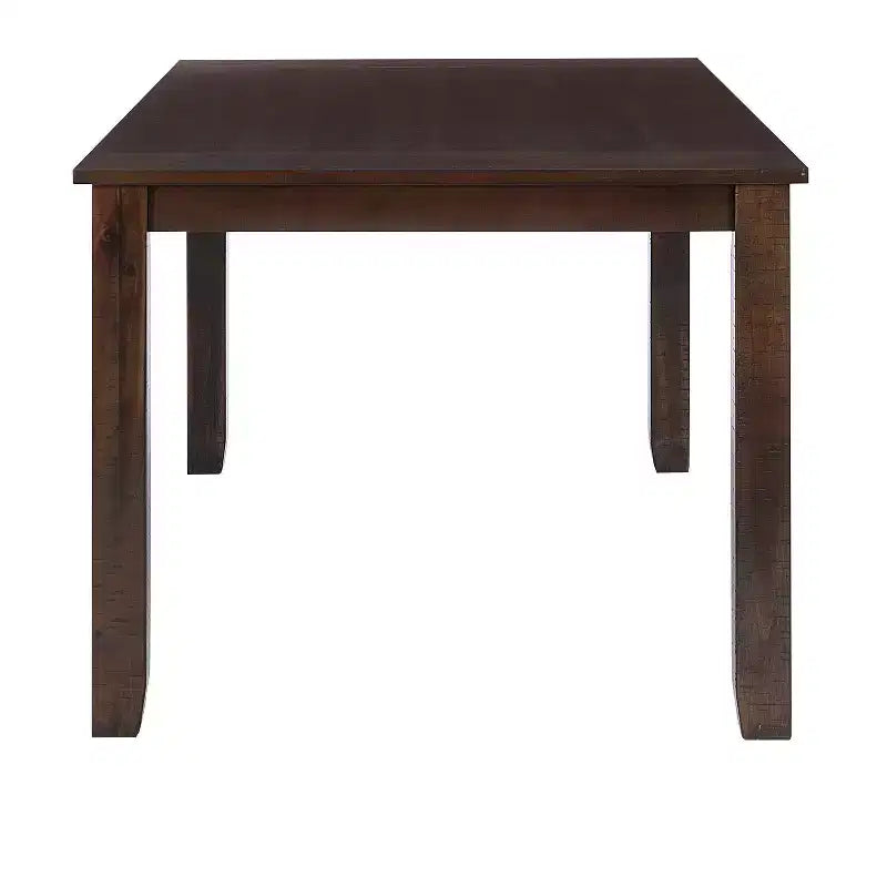 Set da pranzo 6 pezzi rettangolare Lewis marrone