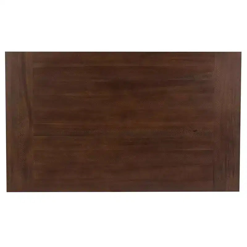 Set da pranzo 6 pezzi rettangolare Lewis marrone