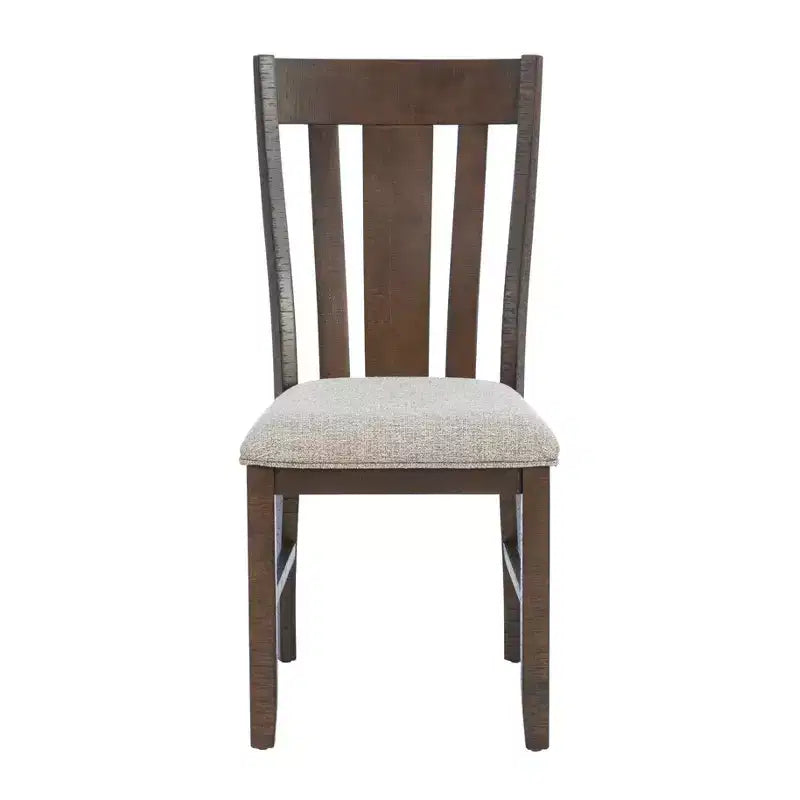 Set da pranzo 6 pezzi rettangolare Lewis marrone