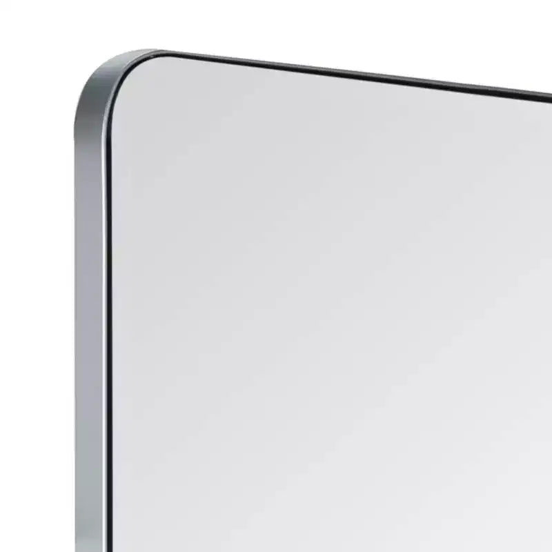Specchio da parete rettangolare 24 x 36 argento lucido